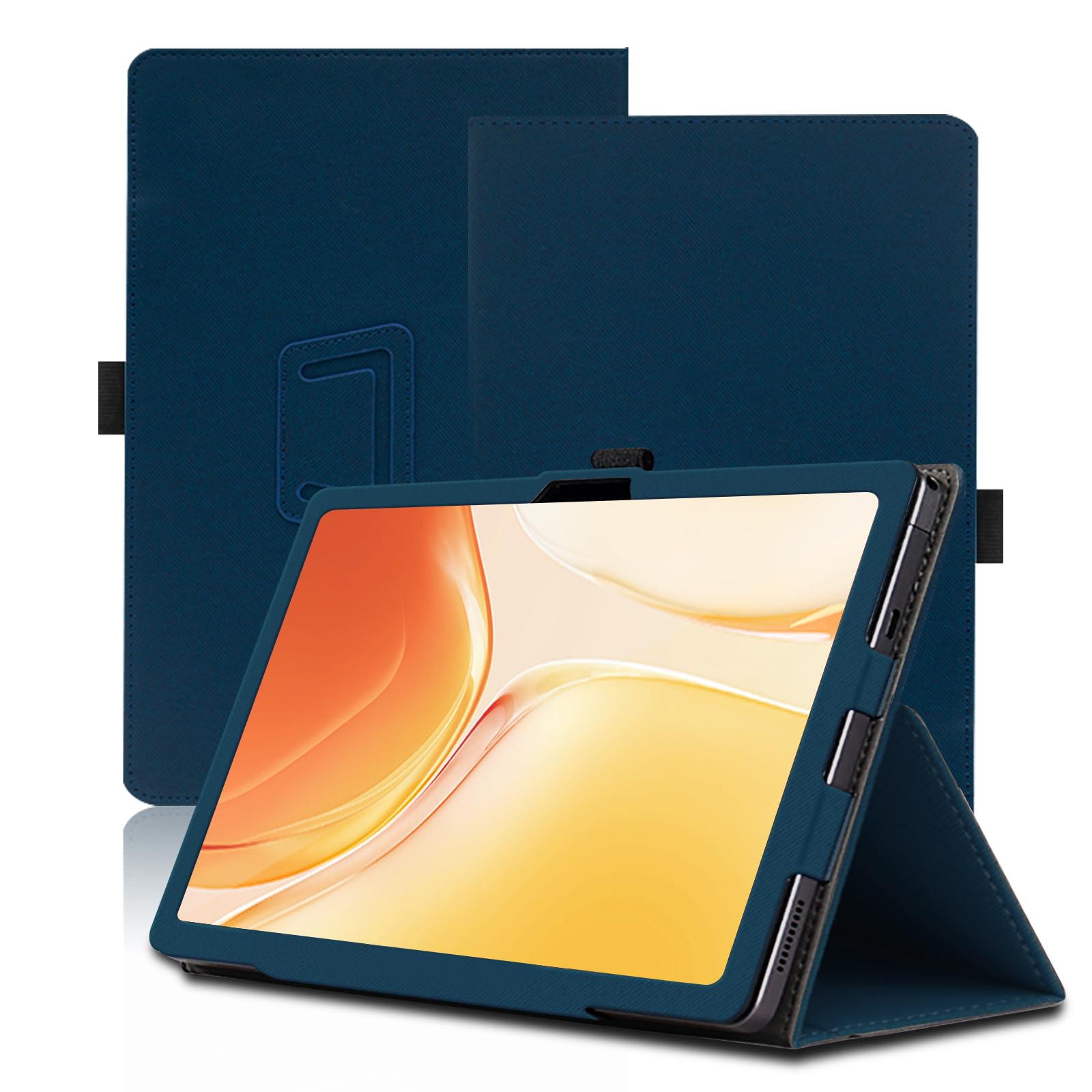 Custodia per Wacom One 12 11.6 Pollici, Cover Tablet Wacom One 12, Copertura Protettiva Pieghevole con Supporto per Matita e Cinturino da Polso, Protezione Completa. (Blu)