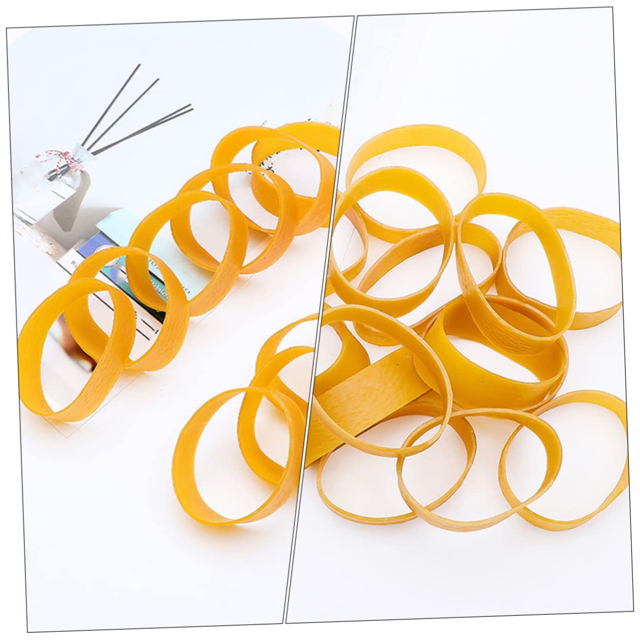 VILLCASE Elastic Widen Rubber Ring Ski Bands Wrap Binding Strap for Snowboard Skid Use Brake Retainer 1 Set Ski Accessory