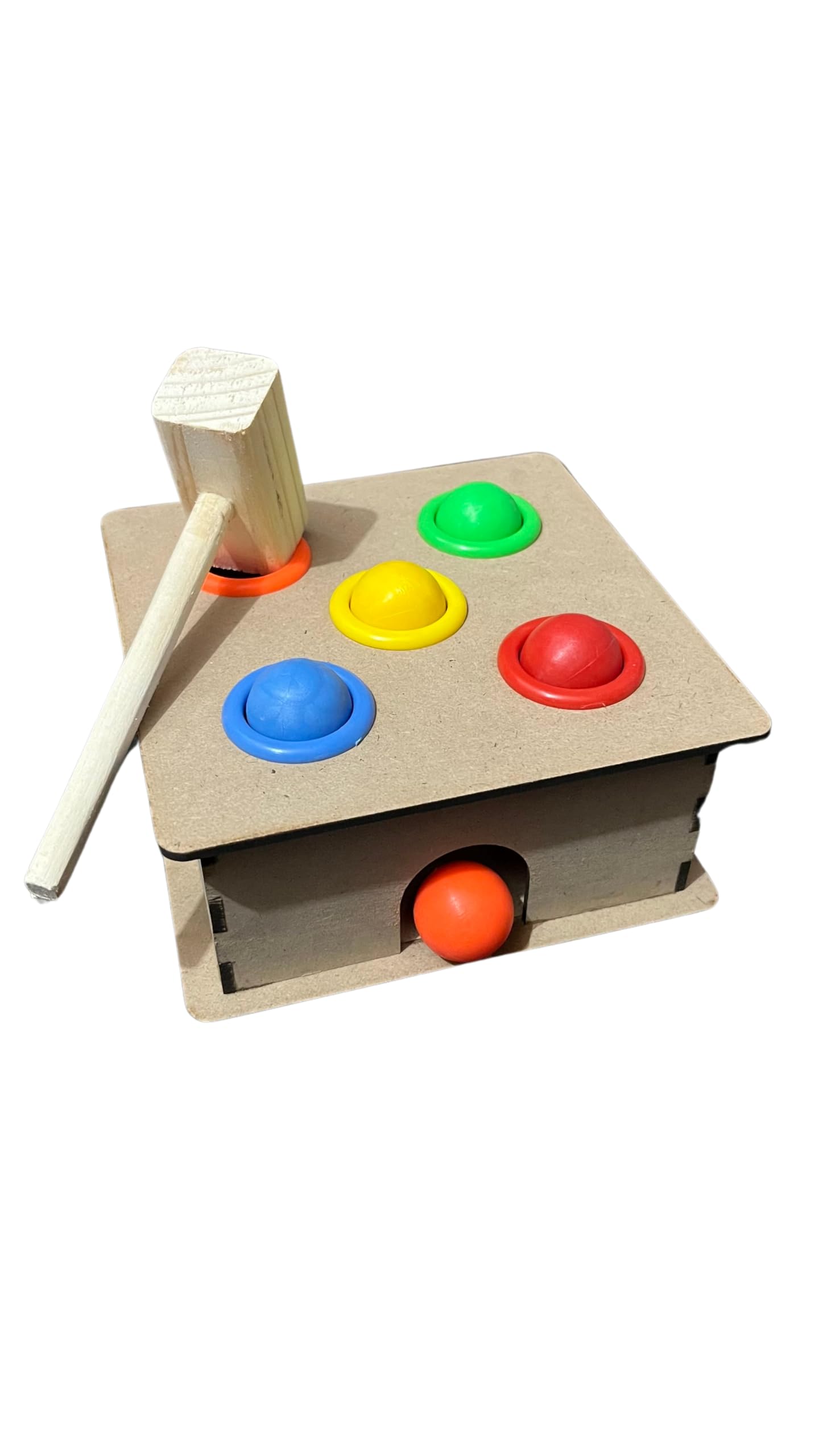 Wooden Hammer Fun Ball Toy Hammering Ball Hammer Box Children Early Learning Educational Balls Knocking Toy (B0CRVCGKZL) Amazon Price History, Amazon Price Tracker