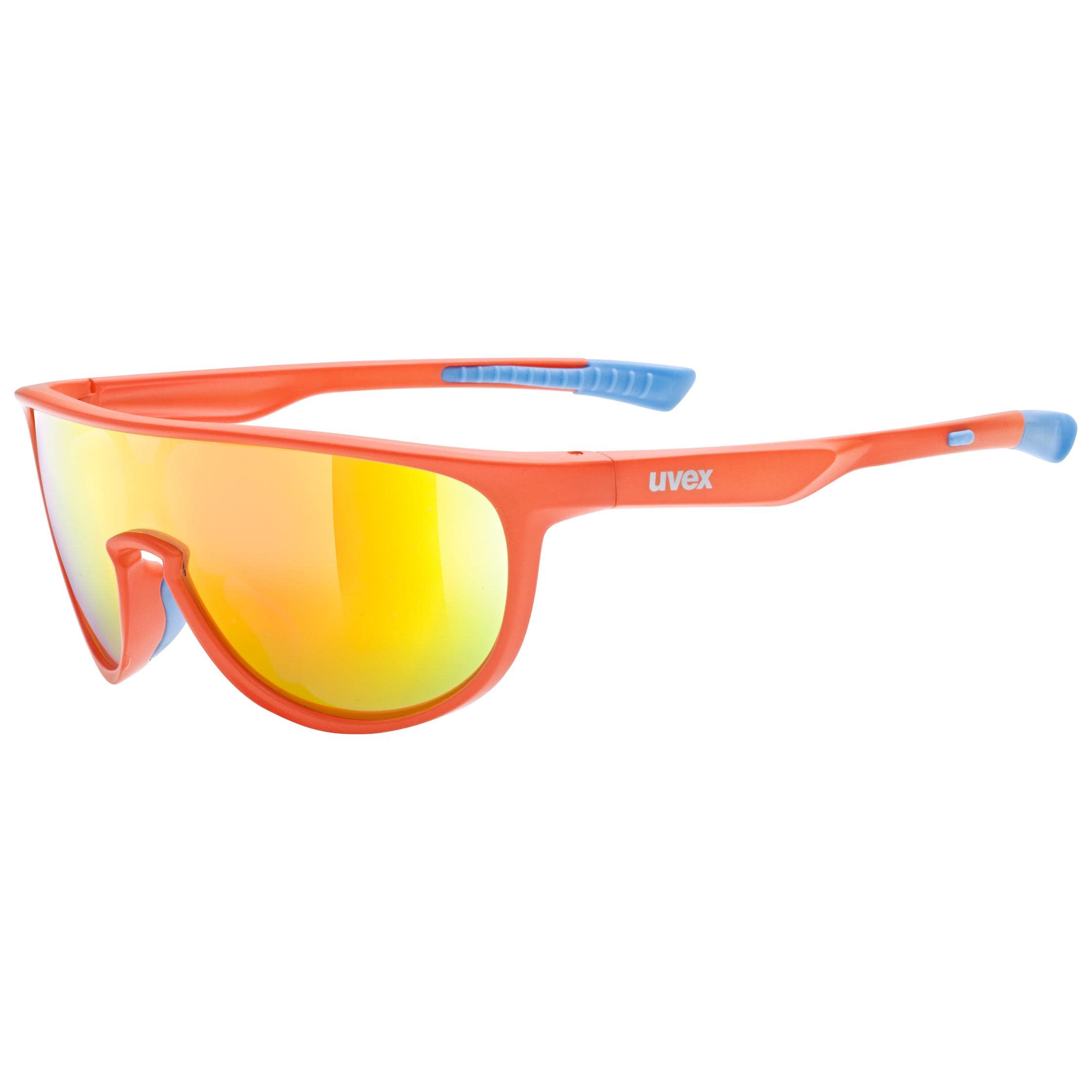 uvex sportstyle 515, okulary przeciwsłoneczne unisex-dzieci, orange matt/mirror orange, one size