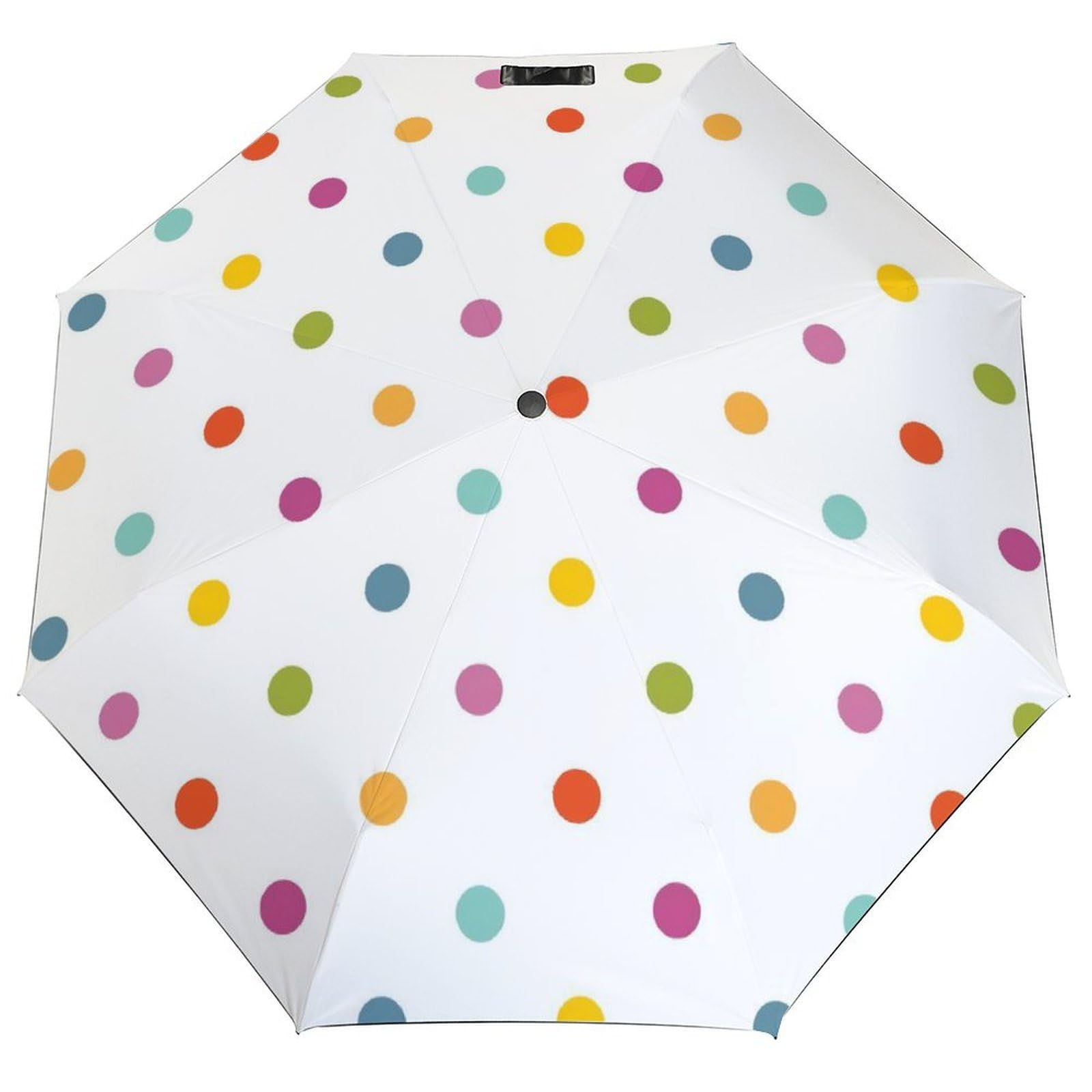 Amazon.co.jp: 折りたたみ傘 カラフル 水玉 ドット 日傘 折り畳み傘