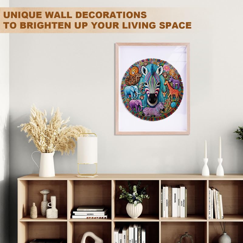 Jigfoxy Puzzle in legno per adulti, safari selvaggi Symphony puzzle in legno per adulti