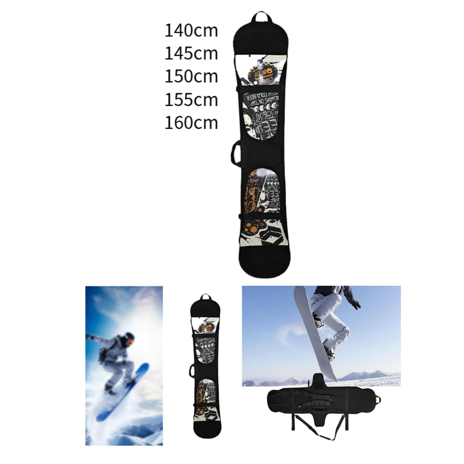 Torby na buty narciarskie Pokrowiec na snowboard, plecak, odporny na zużycie, sprzęt snowboardowy, deska narciarska dla kobiet i mężczyzn, podróże lotnicze, jazda na łyżwach torba bagażowa