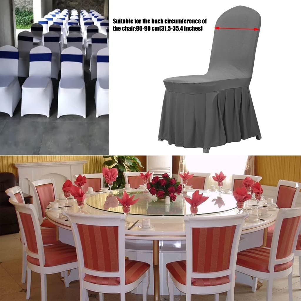 Chair Sashes for Wedding 10-100Pcs Elegant Bow Net Gauze Decoration Chair Bands Large-Scale Event Chair Back Decoration Birthday Party (Color : J Size :50) (D*10)