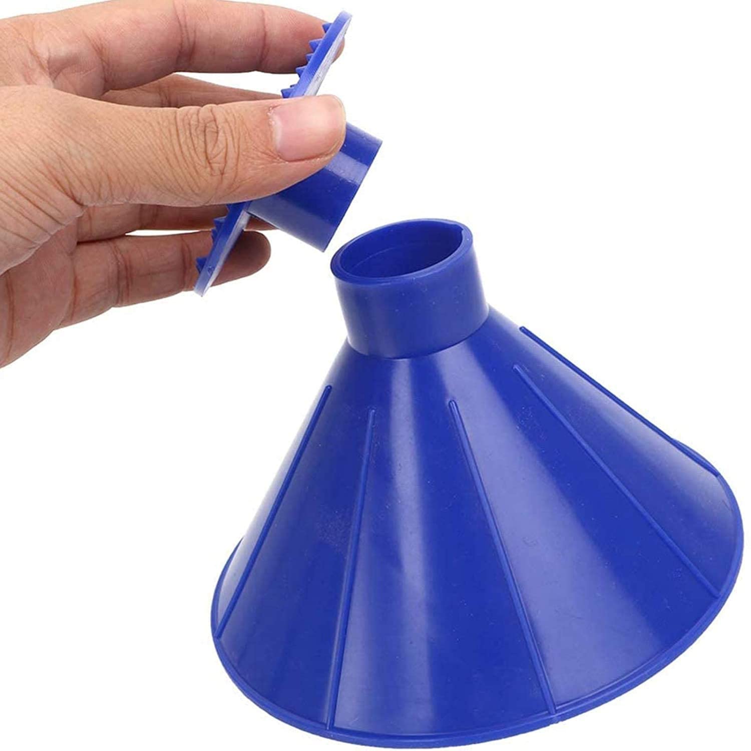 Eiskratzer Auto Windschutzscheibe Auto Kegel, Magisches Auto Rund Für Windschutzscheibe, Kunststoff Trichterform Auto Schneekratzer Frost Schnee Entfernung Werkzeug, 3er Pack