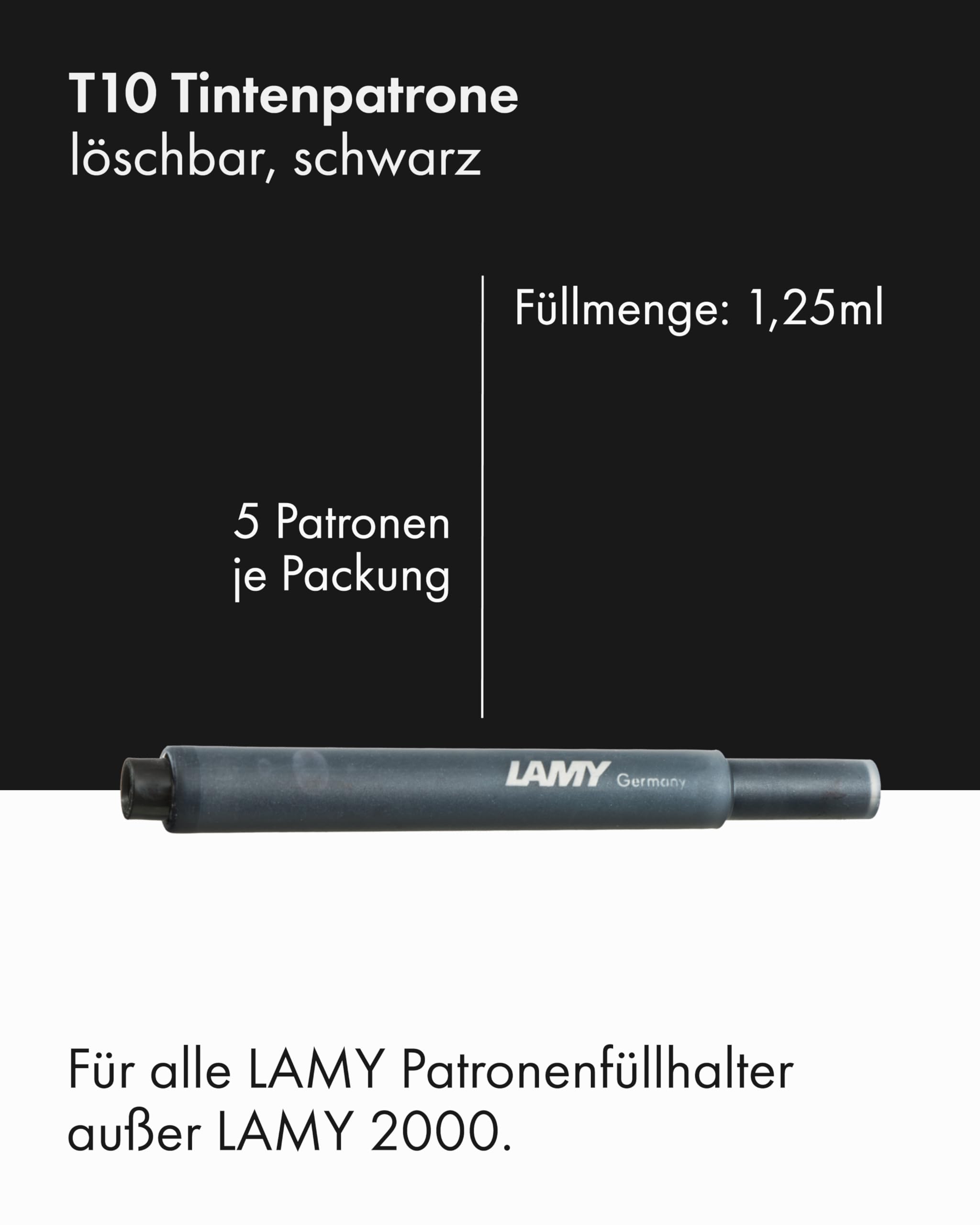 Amazon | LAMY ラミー 万年筆用 インクカートリッジ LT10BK ブラック  