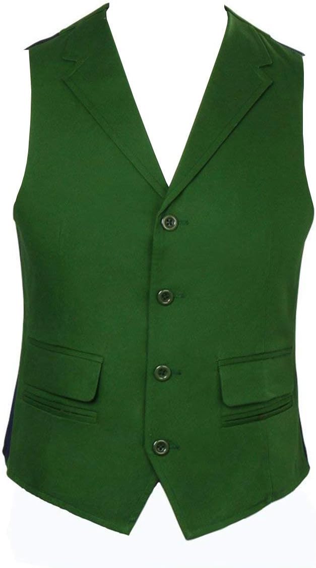 NofondaAdult Mens Costume Shirt Vest Tie Outfit Suit Set Fancy Dress up Knight Halloween Cosplay Props