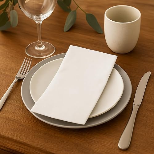 Miniatura 8 de Servilletas de cena desechables, toallas de mano desechables, toallas de invitados, suaves y absorbentes, servilletas de papel de alta calidad