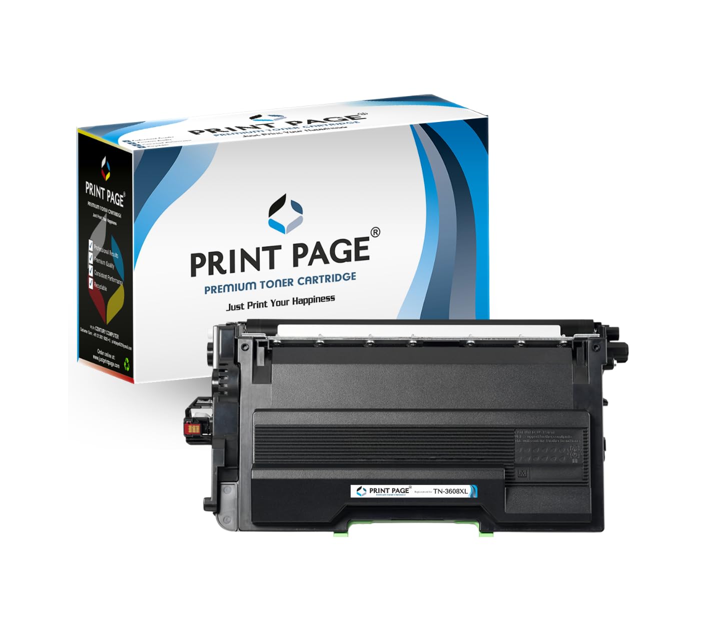 TN-3608XL Toner Cartridge (Print 6000 Pages) Compatible for Printers HL-L5210DN, HL-L5210DW, HL-L6210DW, HL-L6415DW, DCP-L5510DN, DCP-L5660DN, MFC-L5710DN, MFC-L5710DW, MFC-L5915DW (1 pcs)