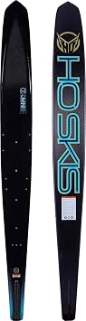 HO Carbon Omni Slalom Waterskis Carbon/Blue 69in