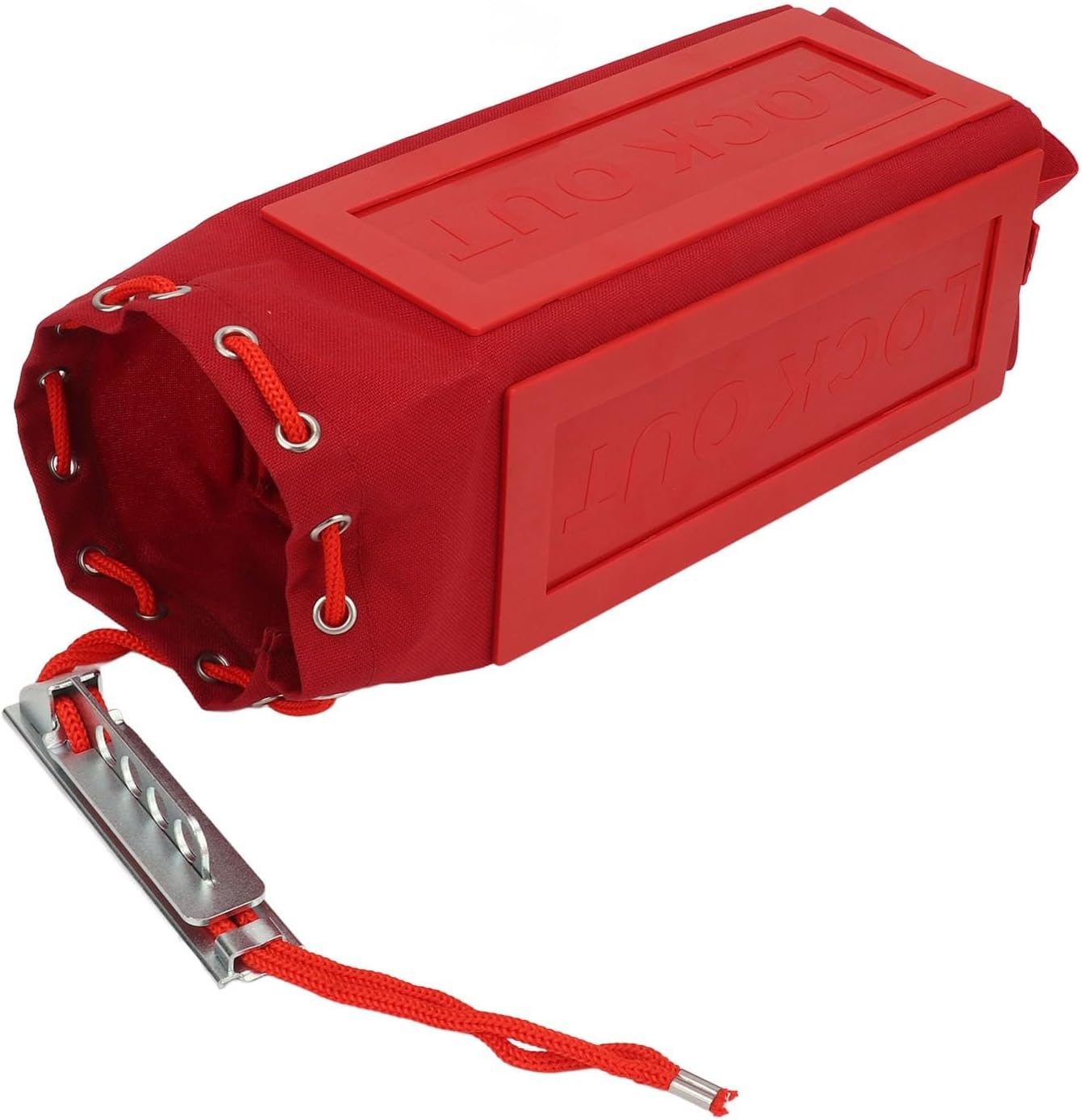 BD D75 Pendant Control Safety Cover Foldable Lockout Tagout Oversized Plug Hoist Control Cover Tear Lockout Bag for Controls Switches