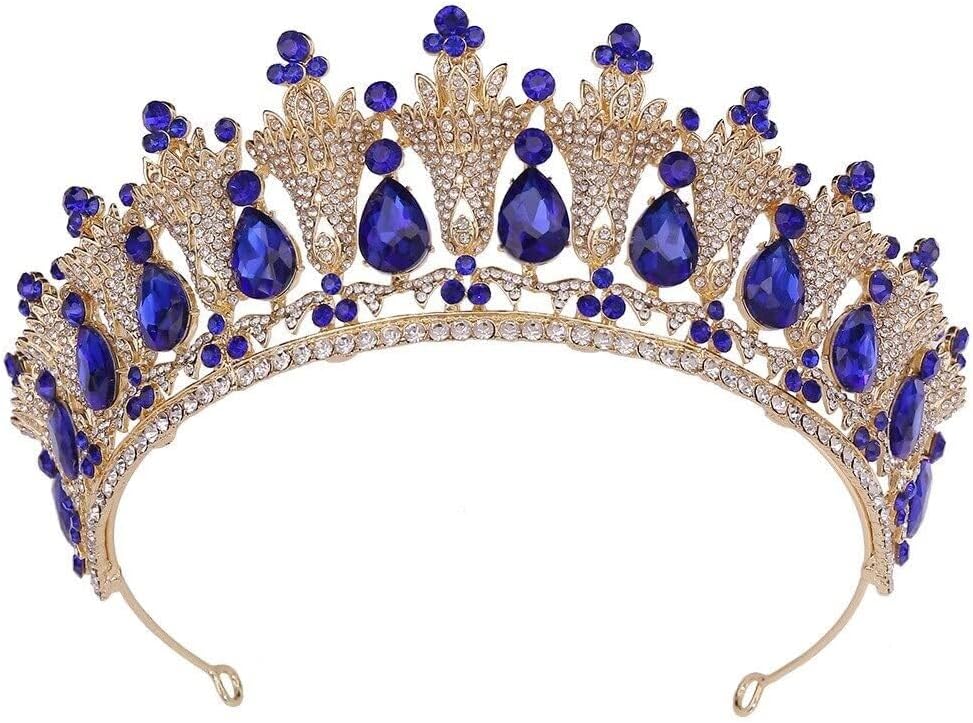 Crystal Tiara for Women, Elegant Rhinestone Bridal Crown, Headdress for Weddings, Proms, Birthday & Special Occasions