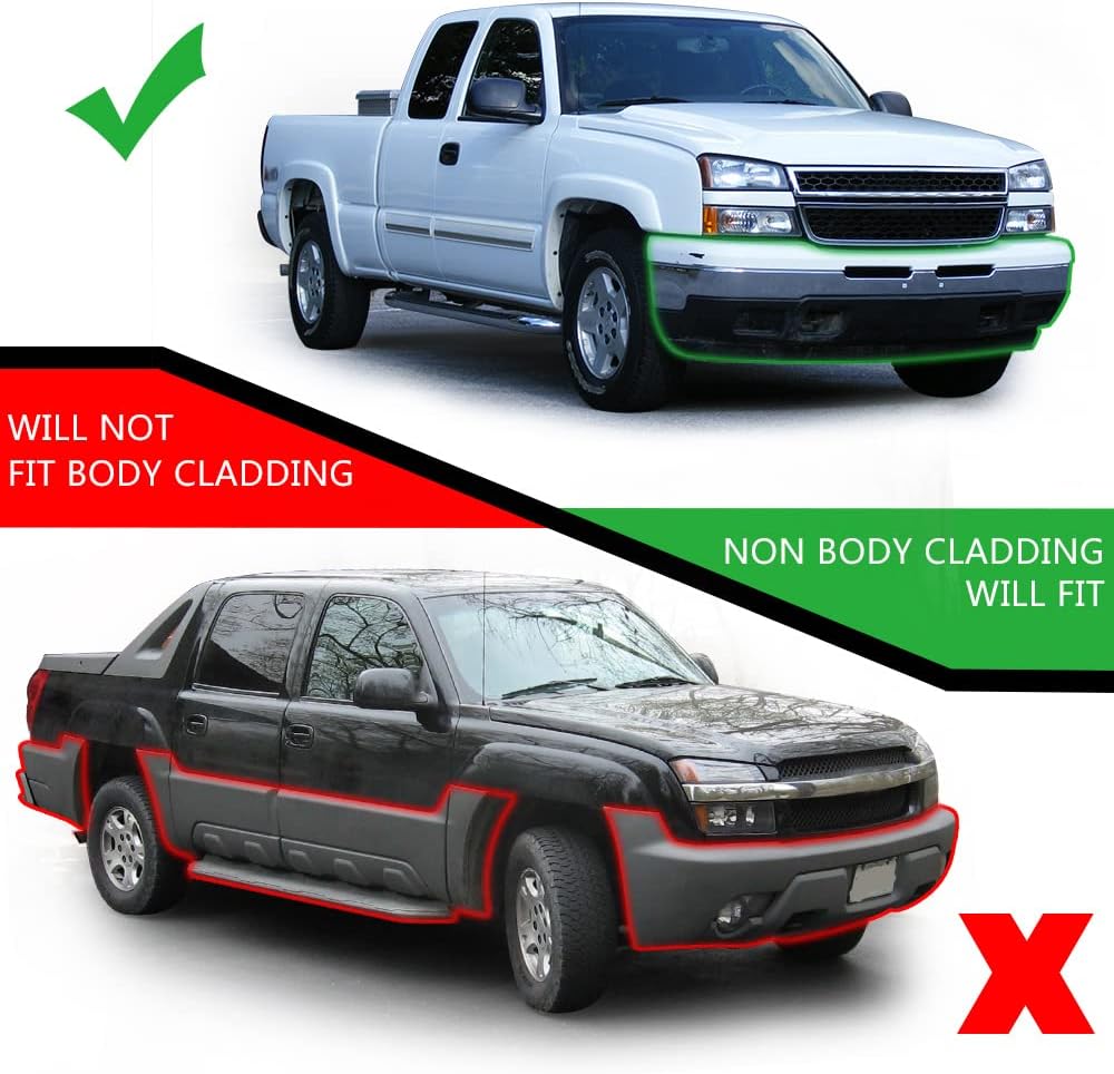 ALLGOOD LED DRL Headlight Assembly Front Headlamp,Compatible with Chevy Silverado 1500 2500 3500 HD Models 2003-2006,Fit Chevy Avalanche 1500 2500 2003-2006,Clear Lens Chrome Housing