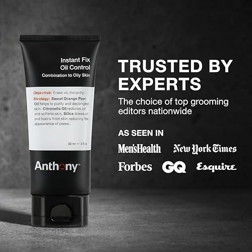 Miniatura 4 de Anthony Instant Fix - Control de aceite para hombres – Loción matificante para piel grasa – Hidratante y minimizador de poros elimina