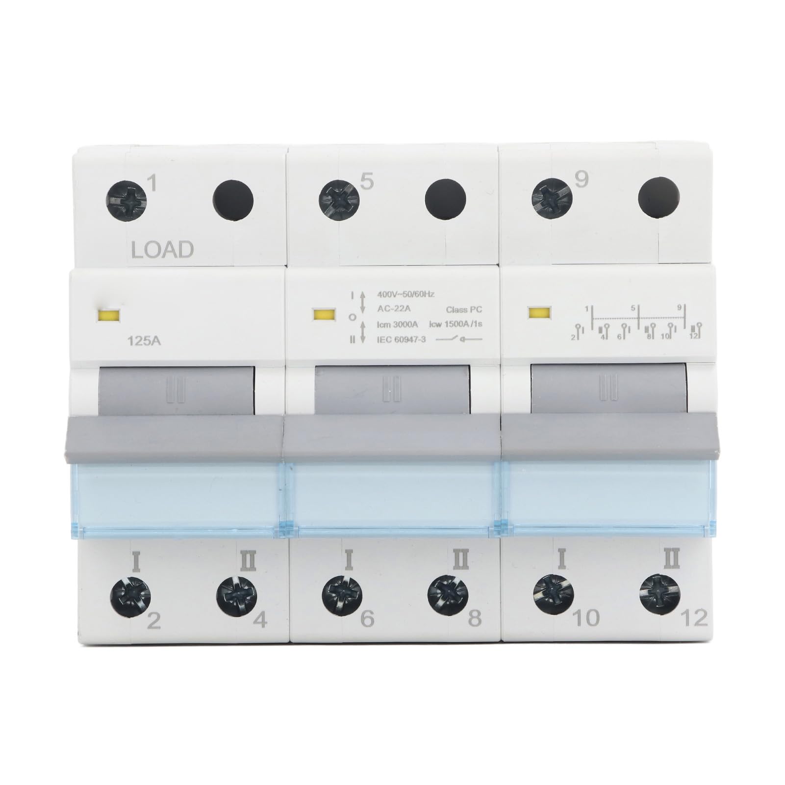 Interruttore Isolatore CC SEG-125 125A 400 V Interruttore Automatico per Array Fotovoltaico Sezionatore CC con Varie Protezioni per di Energia Solare