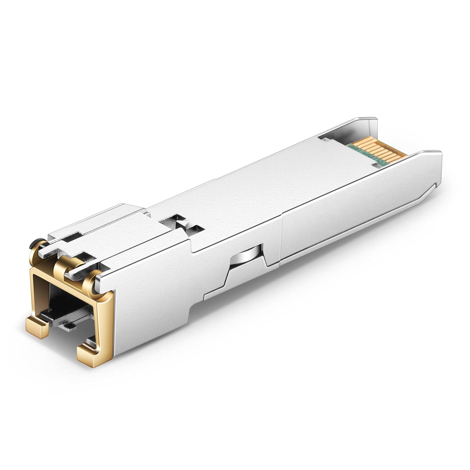 QSFPTEK 4 Pack Gigabit SFP Copper RJ45 Module 10/100/1000BASE-T SFP to RJ45 Mini-GBIC Transceiver for Cisco GLC-T/SFP-GE-T, Mikrotik S-RJ01, up to 100m - 4pack