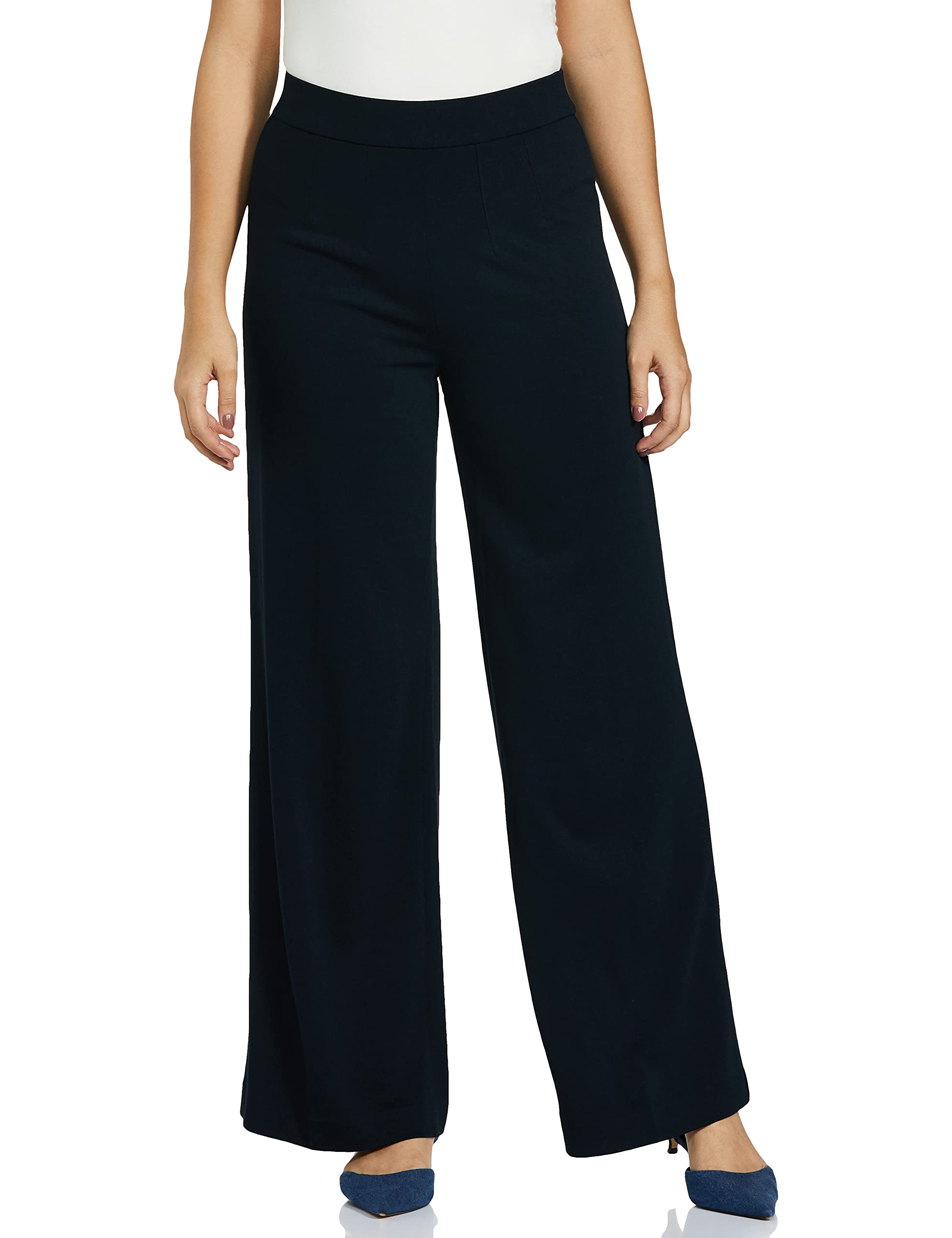 marks & spencer Women's Western Casual Pants (T59_4793_Dark Navy_18_REG 3XL)-picture-13
