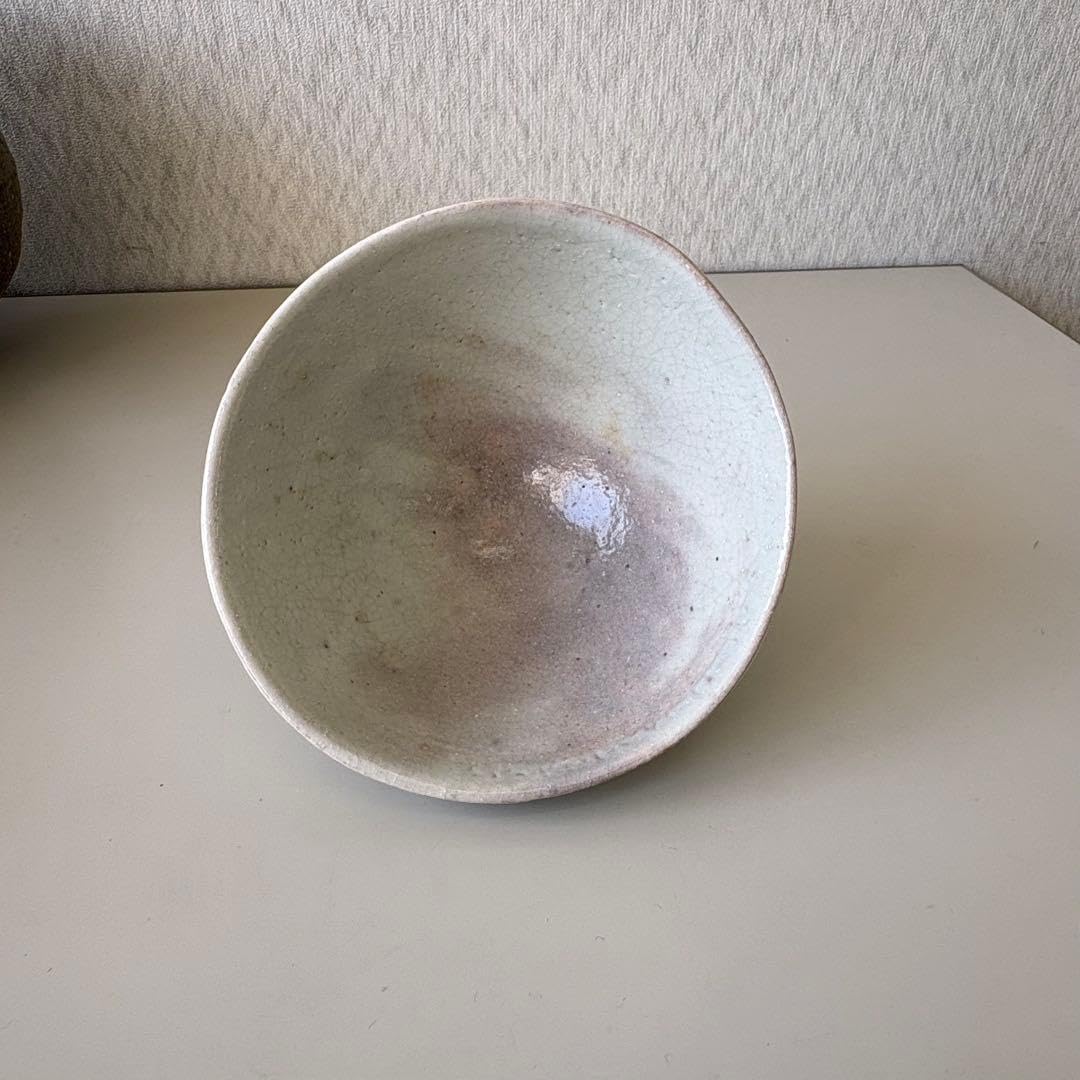 清水保孝　粉引抹茶碗　粉引茶碗　　茶道具 本物保証 (父：人間国宝 清水卯一) Amazon.co.jp: 清水保孝 粉引抹茶碗 粉引茶碗 茶道具 (父：人間国宝