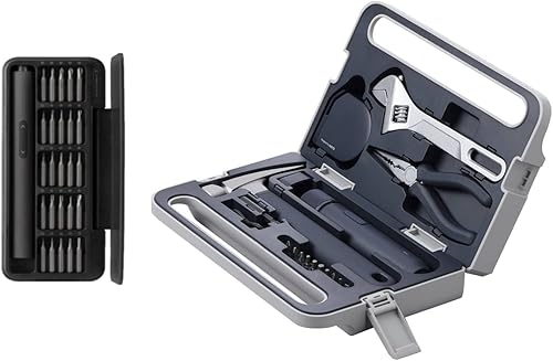 HOTO Juego de destornilladores eléctricos de precisión con juego de herramientas de destornilladores eléctricos de 3.6 V