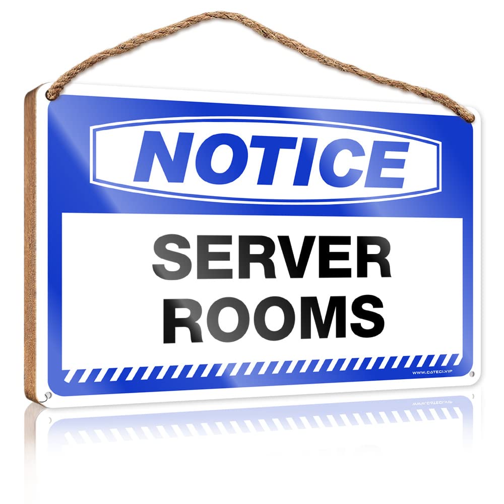 Yyhleh Men's One Color Decorative Signs For Home Decor Notice Server Rooms Wooden Sign(15X28cm)