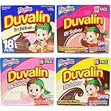 Duvalin Bundle. Tri Flavor, Vanilla Hazelnut, Strawberry Hazelnut, Strawberry Vanilla. 18 count on each box. All 4 Different Duvalin boxes