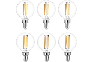 Sigalux G16.5 LED Light Bulb, 6 Pack, 2700K