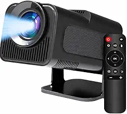Projetor Portátil Mini com WiFi 5G, Bluetooth 5.0, Android 11, Suporte 4K 1080P Full HD, 12000 Lumens, Correção Horizontal 180°