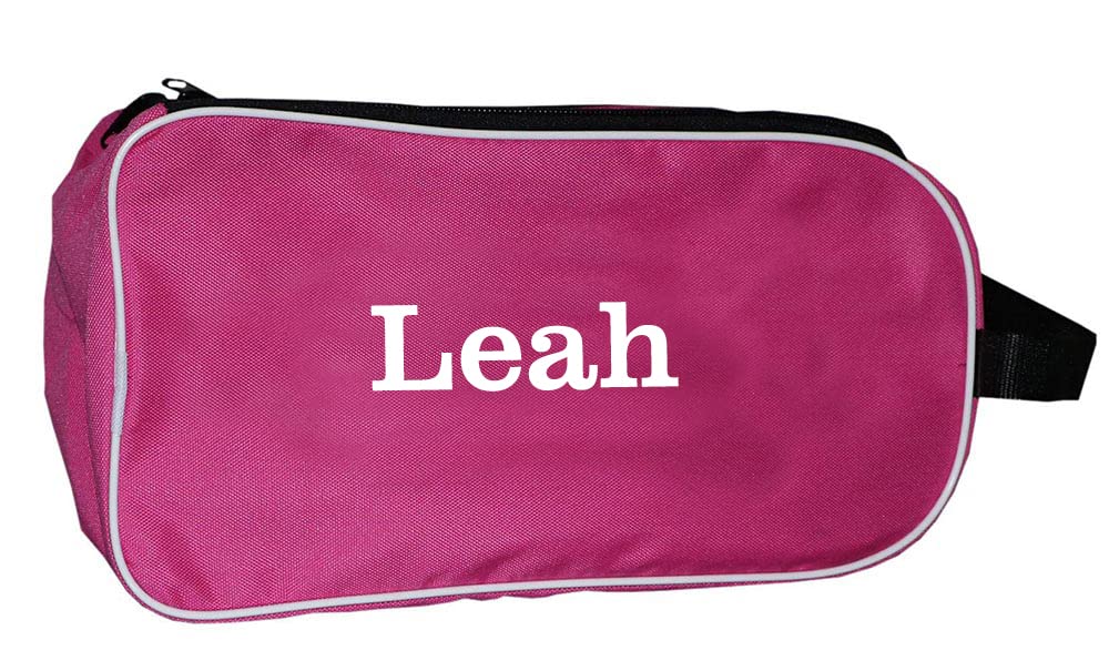 PROSTYLE SPORTS Personalised Football Boot Bag, Shoes bag (Pink) (Name)