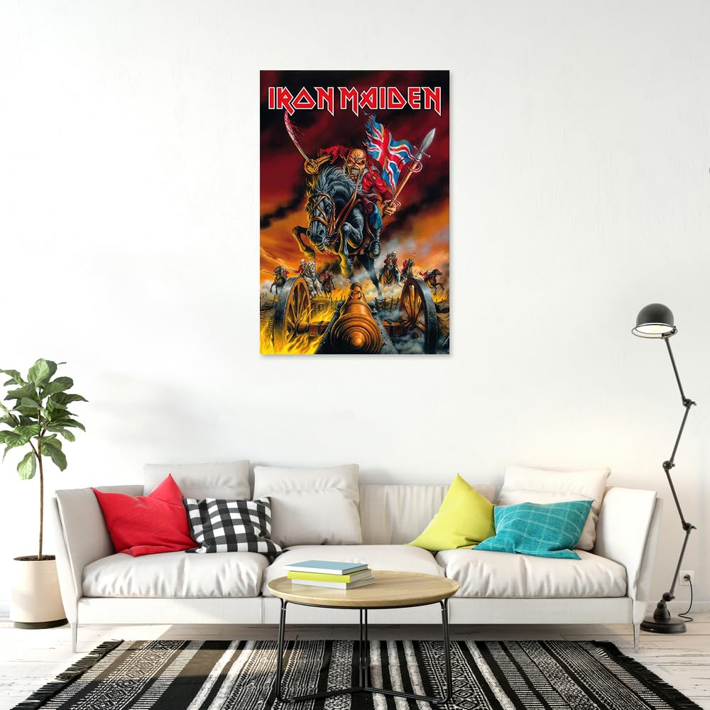 Amazon.co.jp: Iron Maiden - ミュージックポスター(Eddie On Horse