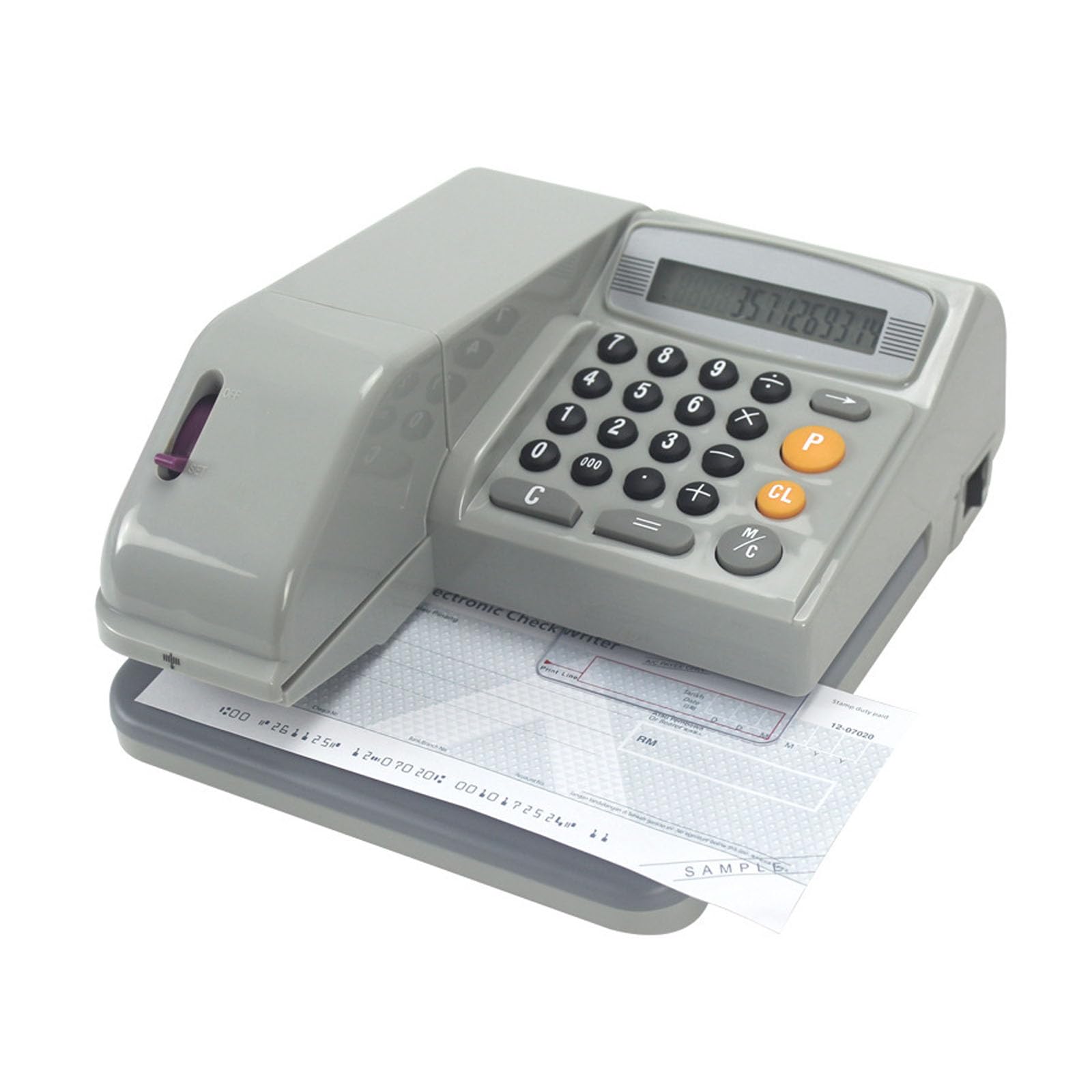 Calculadora de escritorio resistente con impresión de cinta y conversión de moneda, pantalla LCD de 16 dígitos, ideal para uso comercial y de oficina