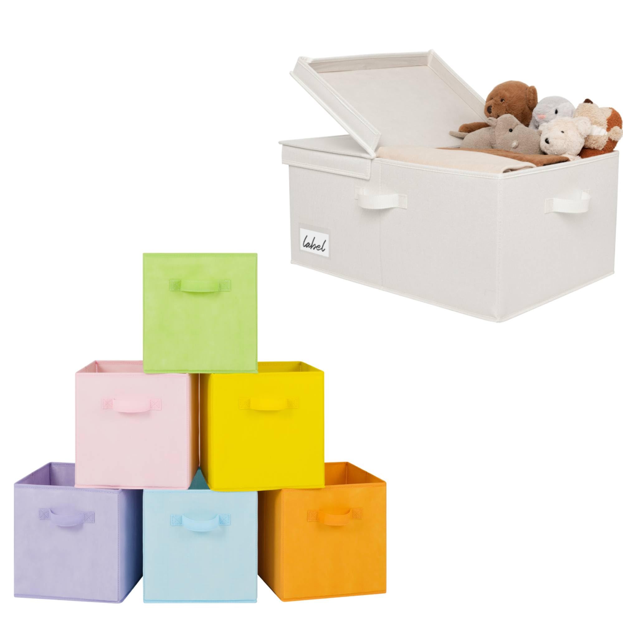GRANNY SAYS Set di Cubi portaoggetti scaffale e Scatola Portaoggetti con Coperchio