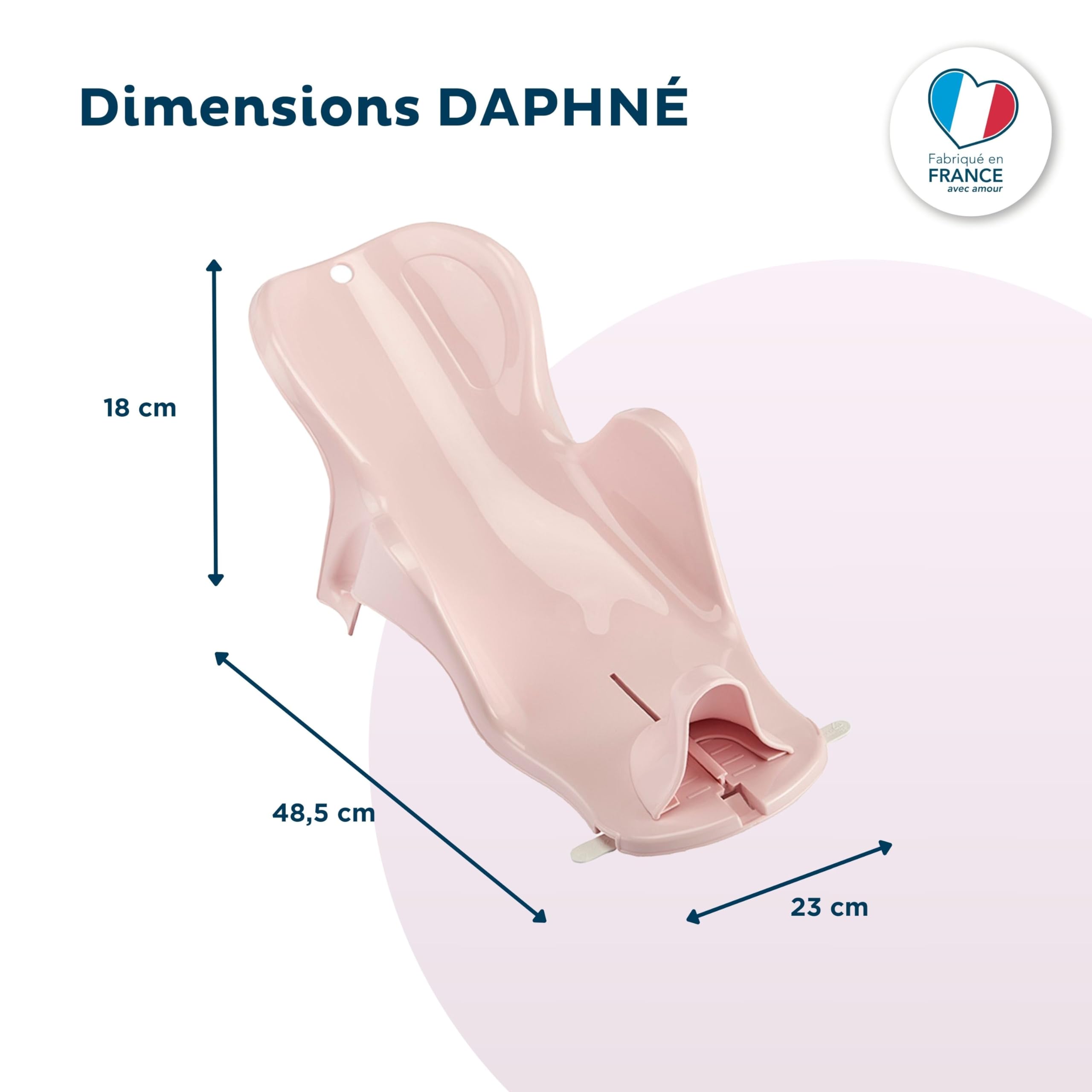 Transat - Anneau THERMOBABY de bain daphne - Rose poudré