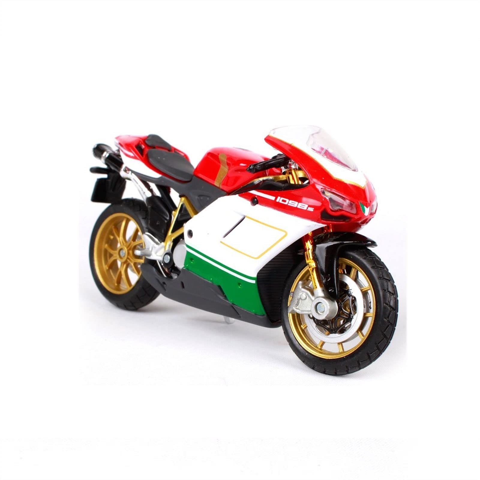 SEYXF Motorbike Toy for Ducati 1098S Panigale V4 Motorcycle Desktop Display Model Diecast Metal Toy 1/18