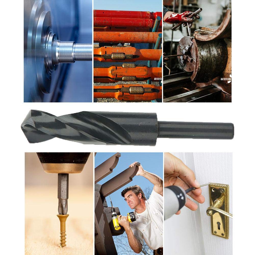 Twist Drill Bit, 24.5/26/27/28mm Steel High Speed Twist Drill Bit Twist Drill Bit Drilling Tool Durable and Long Service Life(28MM) - Image 4