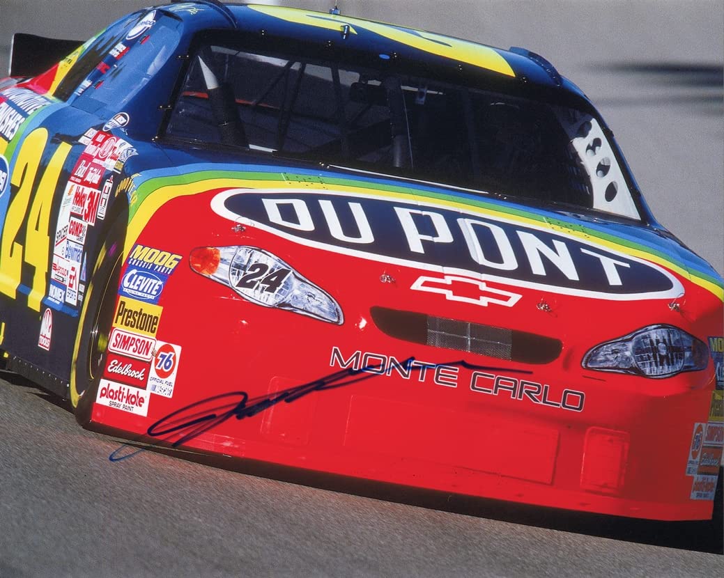 AUTOGRAPHED Jeff Gordon #24 DuPont Racing RAINBOW WARRIOR