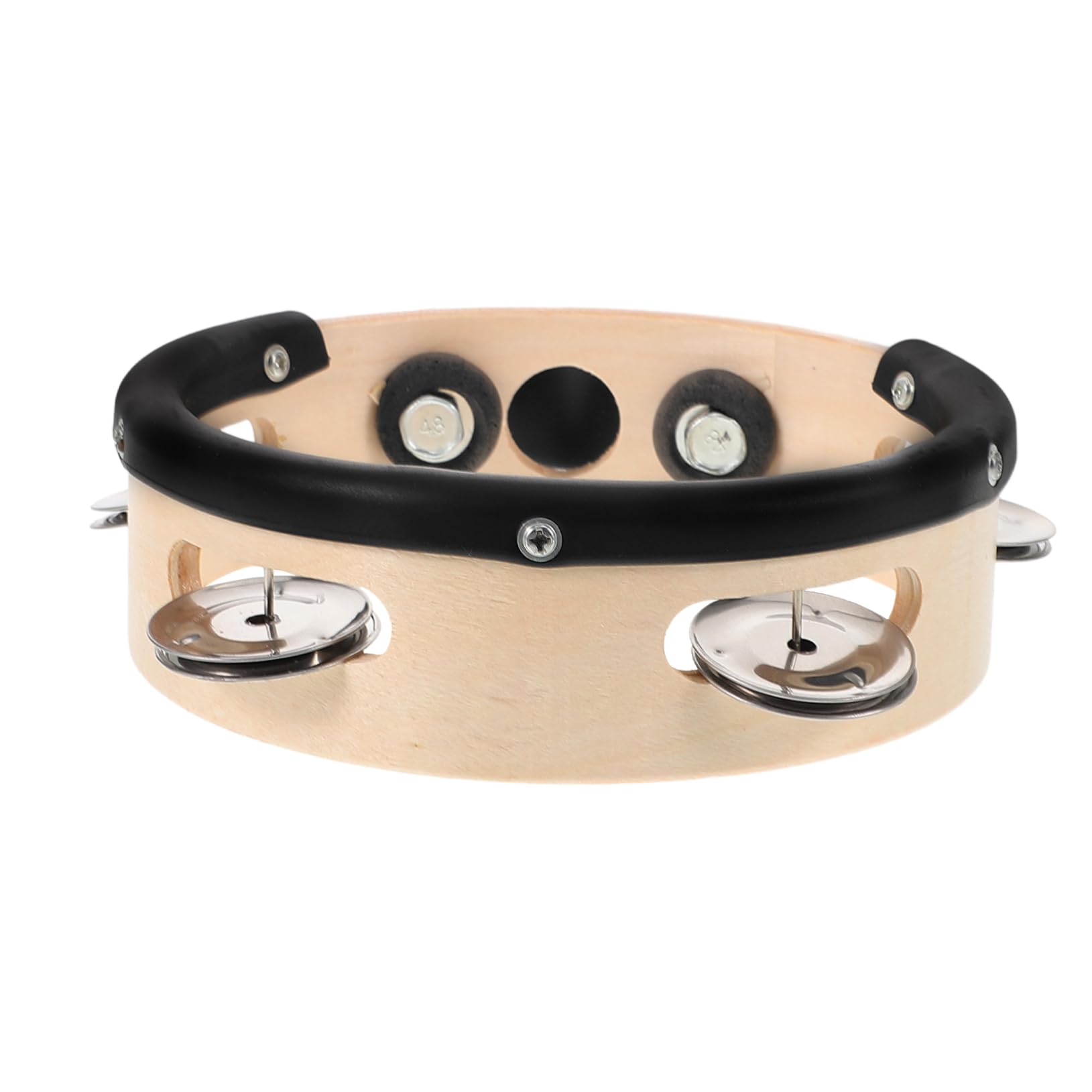 Milisten Bell Tambourine for Drum Set Sturdy Craft Bells Easy to Install Enhance Your Percussion Sound