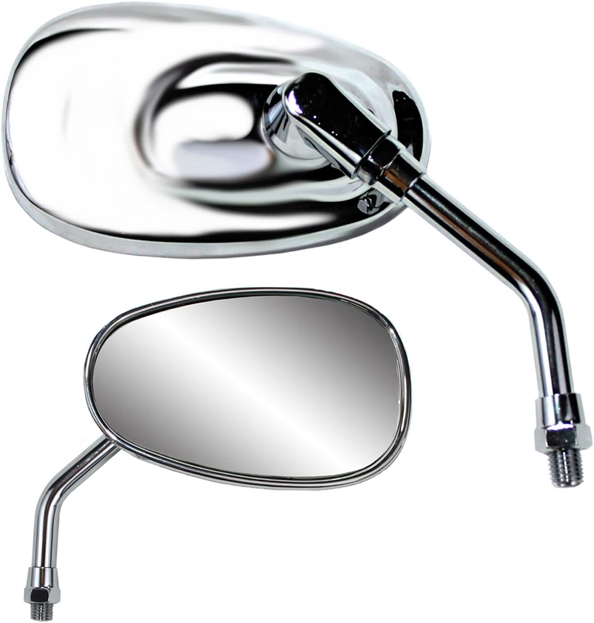 Ken Sean 941020 Chrome Universal Mini Oval Mirror