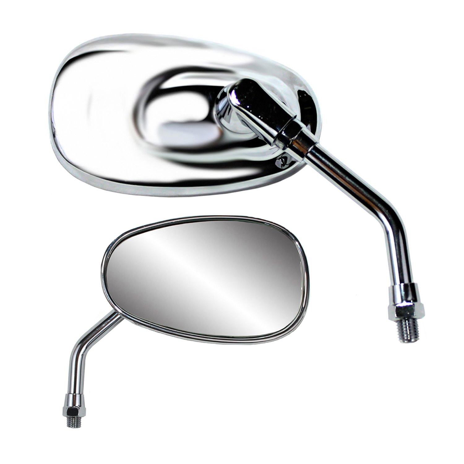 Ken Sean 941020 Chrome Universal Mini Oval Mirror