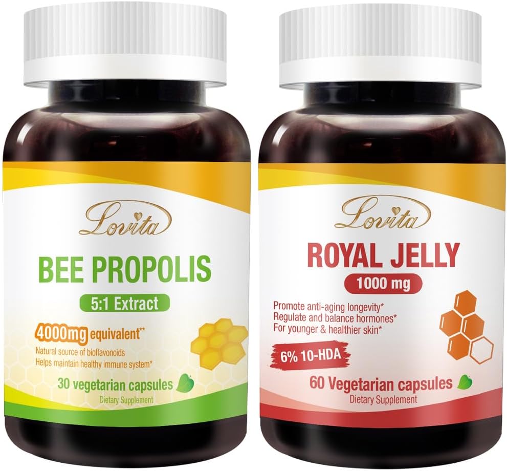 Lovita Bee Propolis Capsule & Royal Jelly Nutrients Bundle