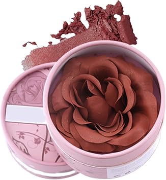 Flower Blush Highlighter Eyeshadow Natural Petal Nude Makeup Travel