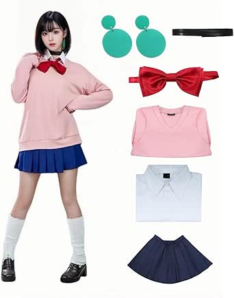 Amazon.com: UTBLDG Momo Ayase Cosplay Costume Anime Dandadan Dress with