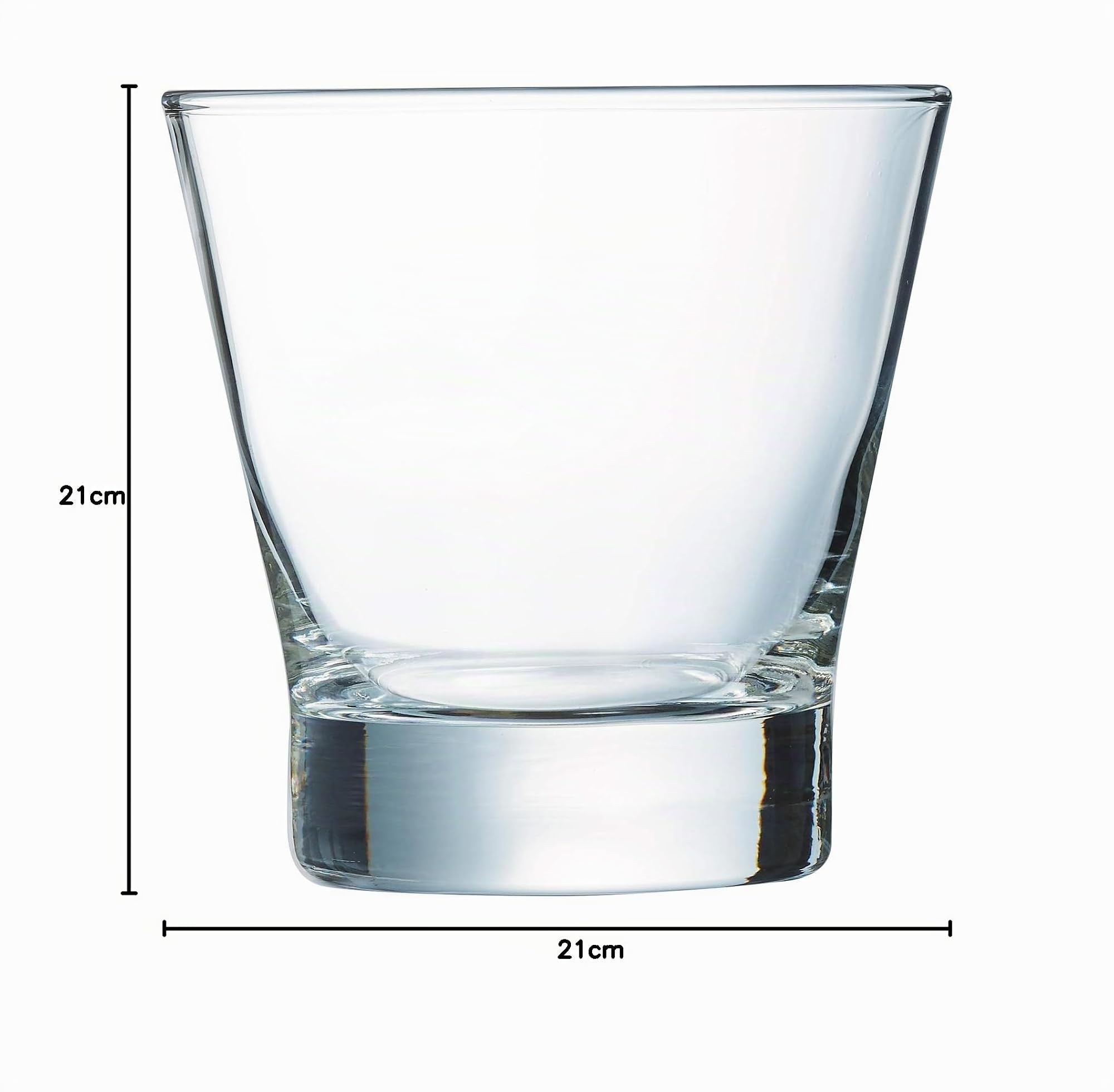 Arcoroc Vasos Bajos Vidrio, 32 cl, 12 unidades