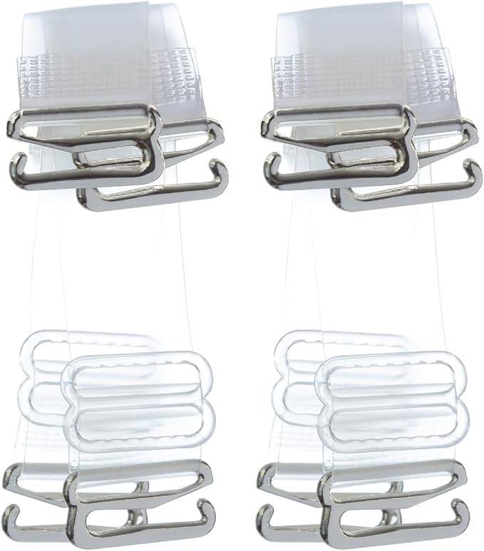 Diva’s Clear Bra Straps (15mm for Extra Support)