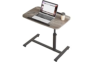 Adjustable Bedside Table Laptop Table Overbed Workstation