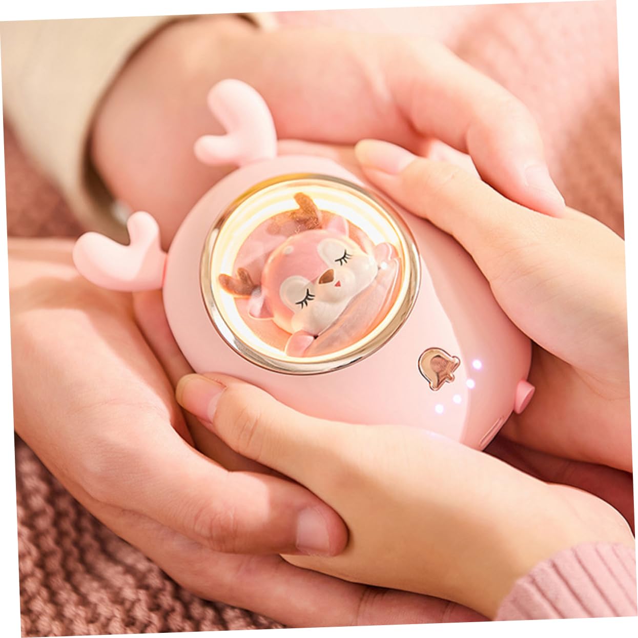 Sosoport 5sätze Cartoon Handwärmer Wiederaufladbar Tragbar Süßes Tierdesign Für Mädchen Und Damen Wiederverwendbar USB Handwärmer Geschenkidee Für Besondere Anlässe