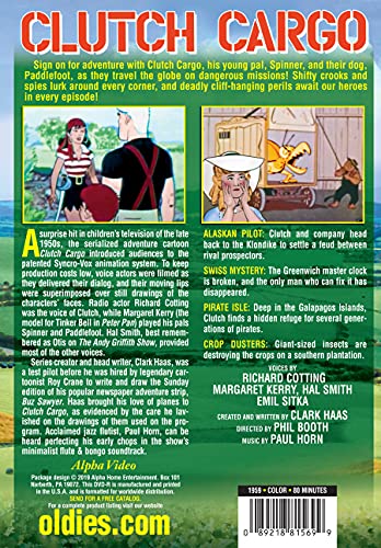 Clutch Cargo Volume 9 DVD USA serie de televisión retro animada estadounidense 3