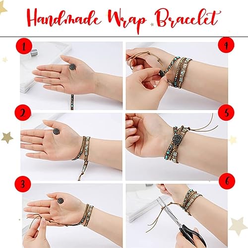 Miniatura 4 de ARMIDO Handmade Apple Watch Band,Compatible with Apple Watch 38mm40mm41mm,Beaded Boho Watch Bracelet for Iwatch Series 87654321SE,Iwatch Bands for