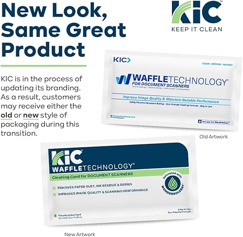 Miniatura 4 de KICTeam - Tarjetas de limpieza Waffletechnology para lectores de cheques con 99.7% IPA (15 tarjetas) - 2.5 x 6.125 pulgadas