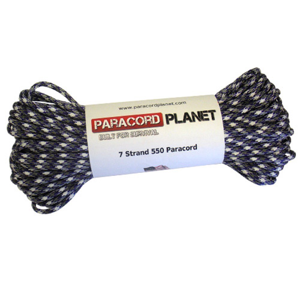 PARACORD PLANET 25 Feet Type III 550 Paracord Purple Passion Camo — image 1
