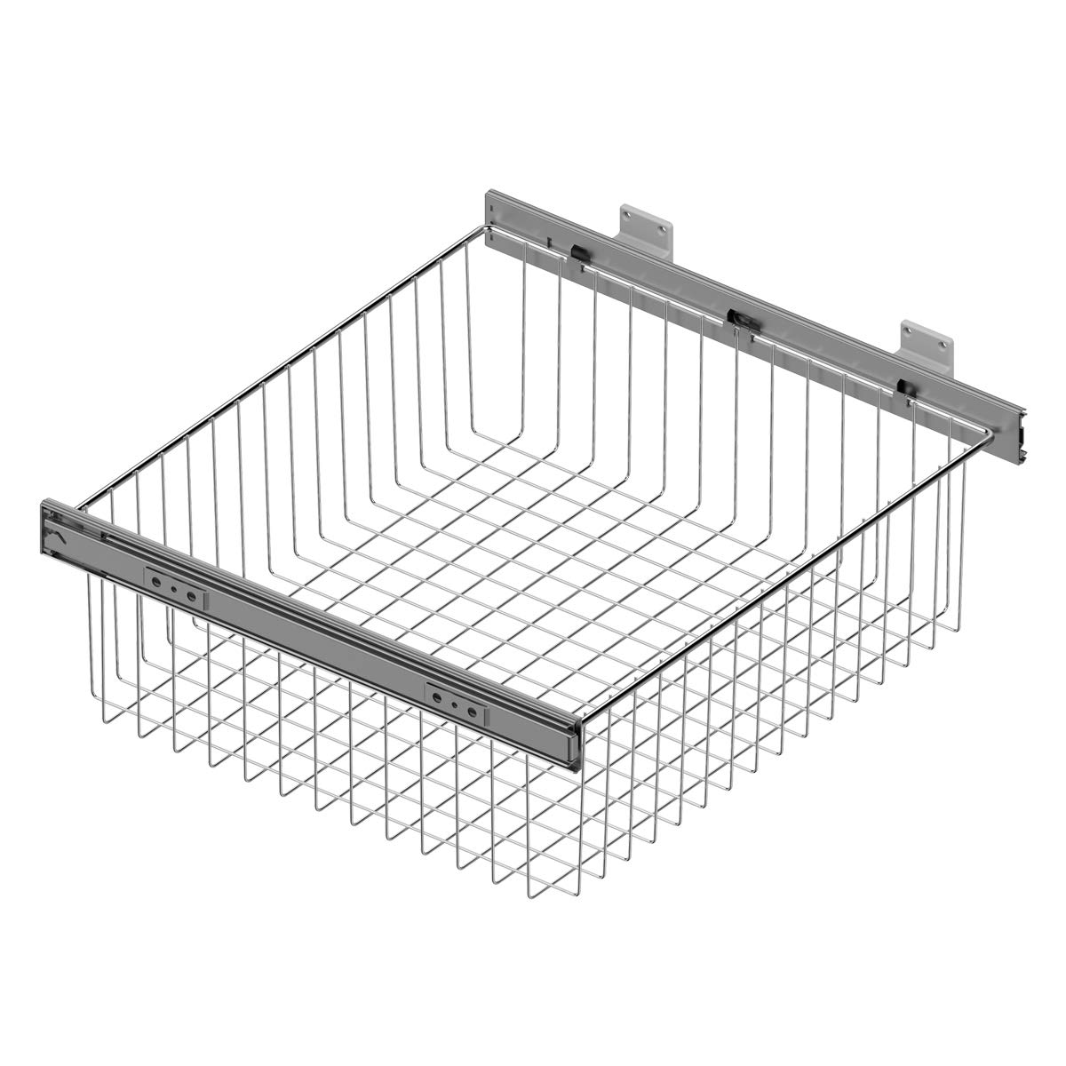 Cesto extraíble de rejilla metálica para mueble de cocina - Ancho 562-568 mm